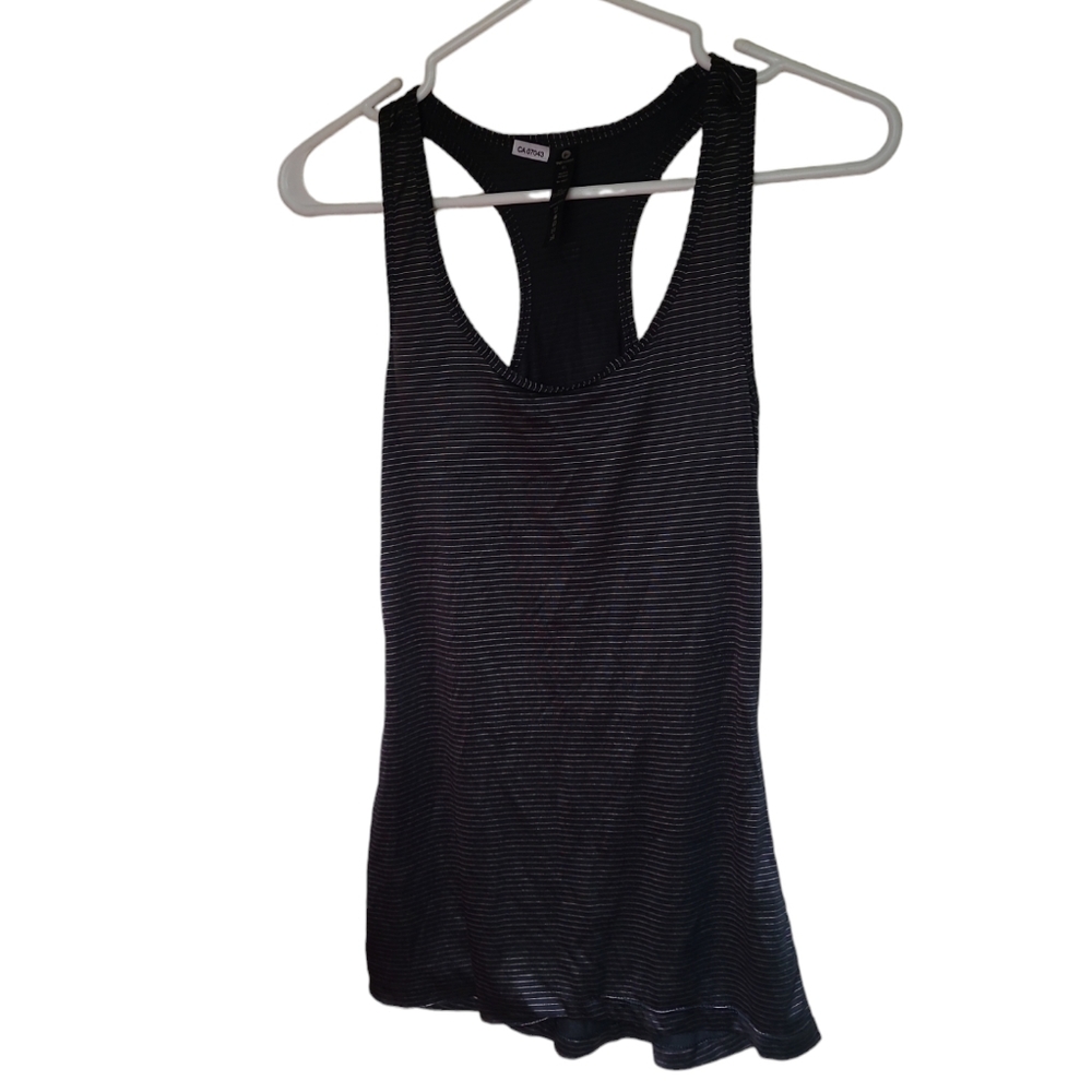 90 Degree By Reflex Women's xs Black Sleeveless Racerback Tank Top